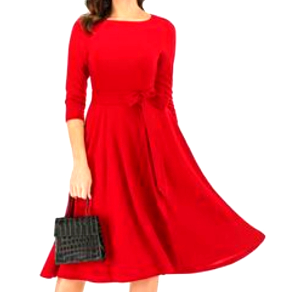Dress Tells Elegant Red Dress